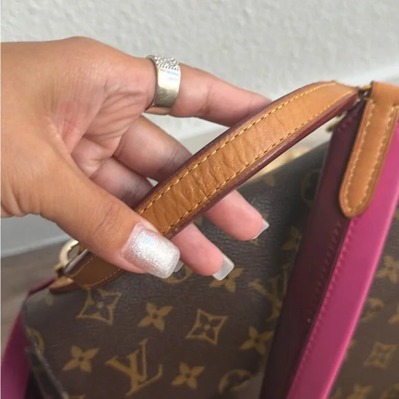 Louis Vuitton Brown and Pink Bag - Picture 5 of 12